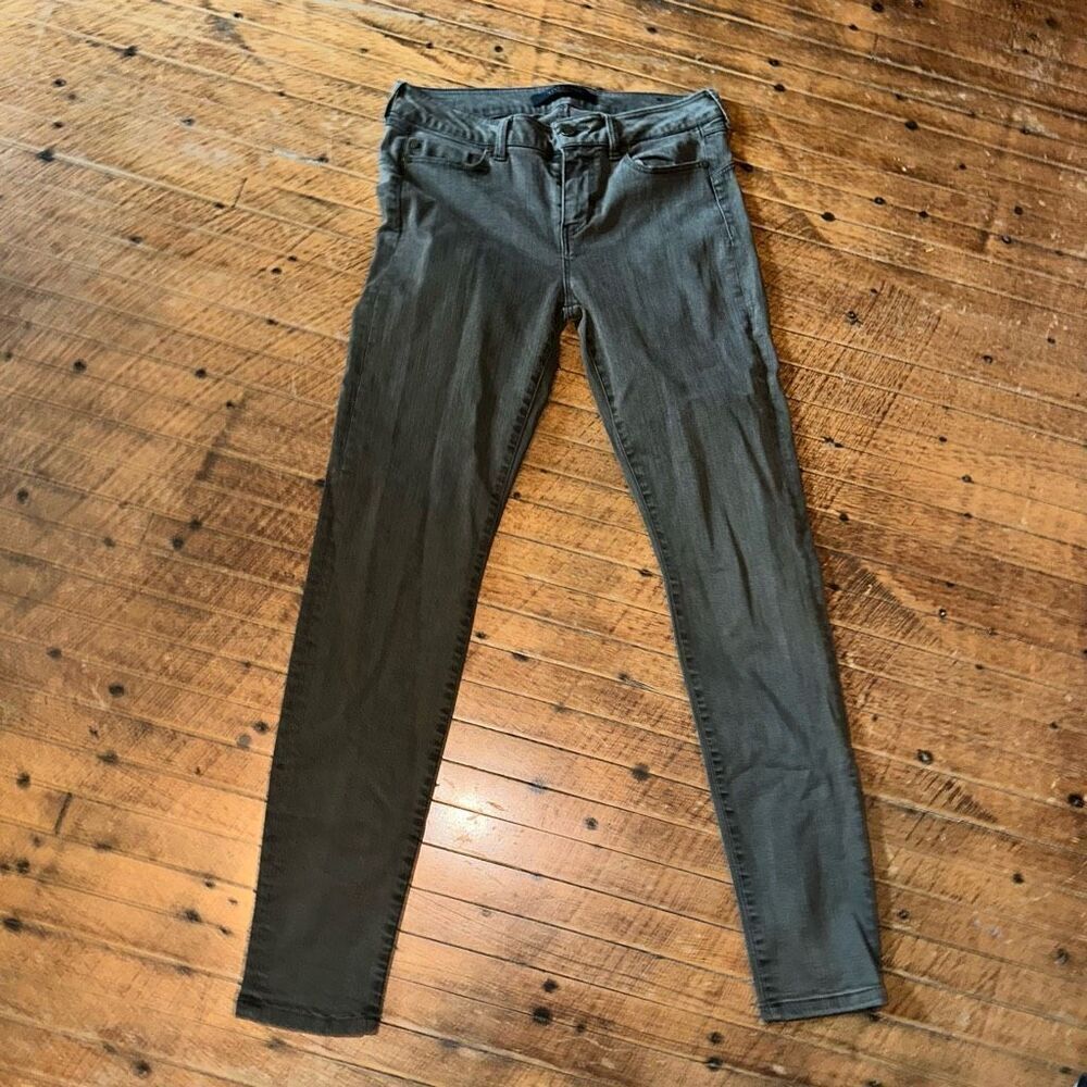 Liverpool olive green ankle skinny normcore size 6 jeans